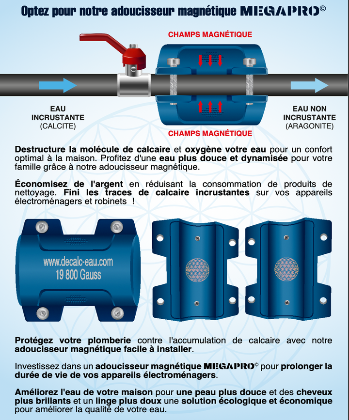 Adoucisseur magnétique MEGAPRO