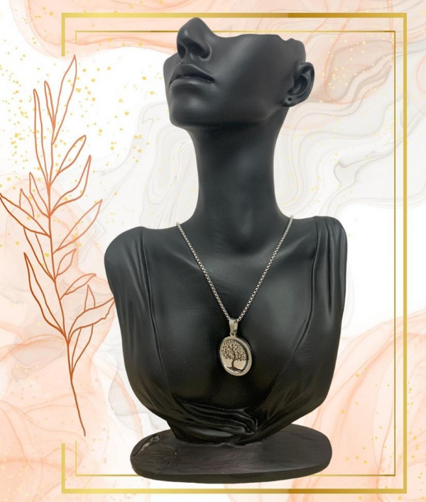 Collar colgante de metal con protección contra olas 